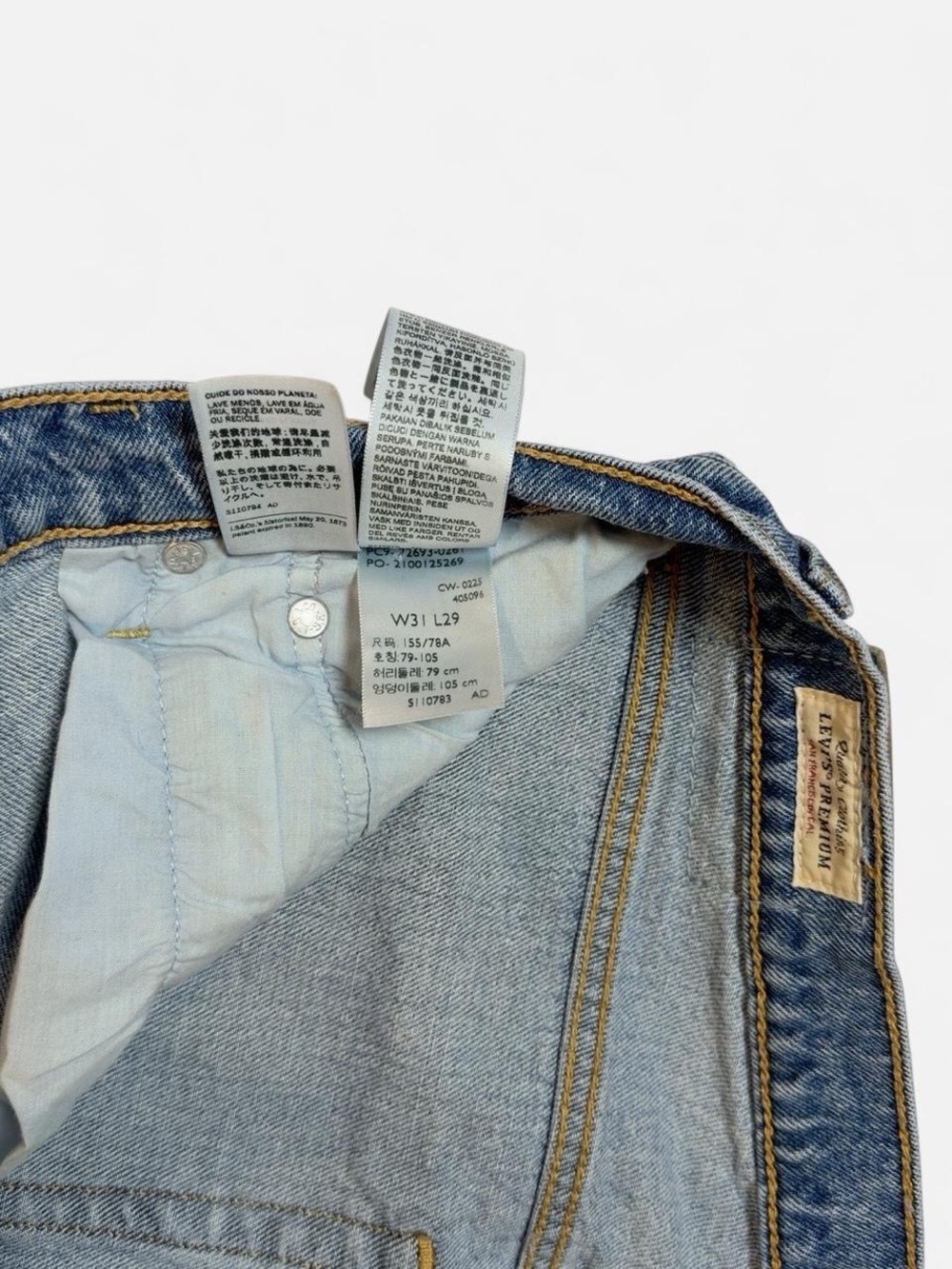 Levi’s Premium Ribcage Straight Ankle Jeans – Size 31 - Picture 5 of 5